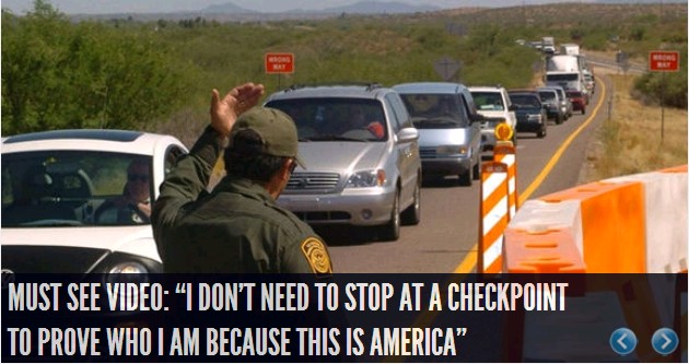 Illegal Checkpoints In America