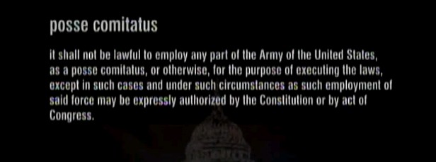 Posse Comitatus Act