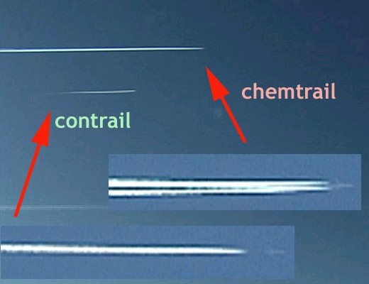 Contrails vs Chemtrails