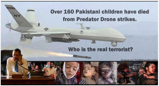 obama drones kill children